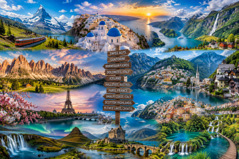 🌍 Top 10 Most Beautiful Places to Visit in Europe (2026)