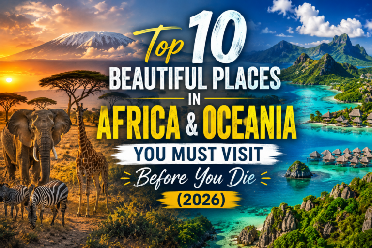 🌍 Top 10 Beautiful Places in Africa & Oceania You Must Visit Before You Die (2026)