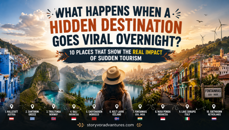 🌍 What Happens When a Hidden Destination Goes Viral Overnight? 10 Places That Show the Real Impact of Sudden Tourism