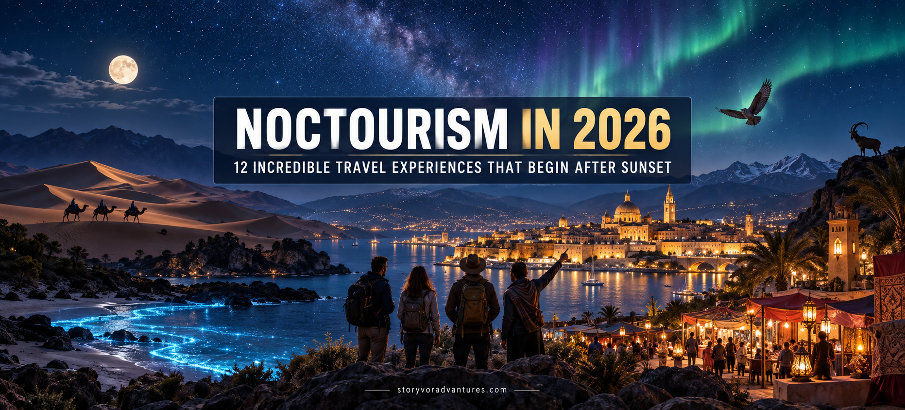 Noctourism in 2026: 12 Incredible Travel Experiences That Begin After Sunset